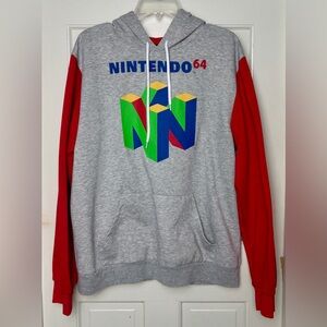 Men’s 2018 Nintendo 64 Colorblock Graphic Hoodie XL Fifth Sun